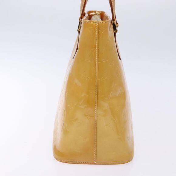 LOUIS VUITTON Monogram Vernis Houston Hand Bag Beige M91004 - Picture 5 of 13